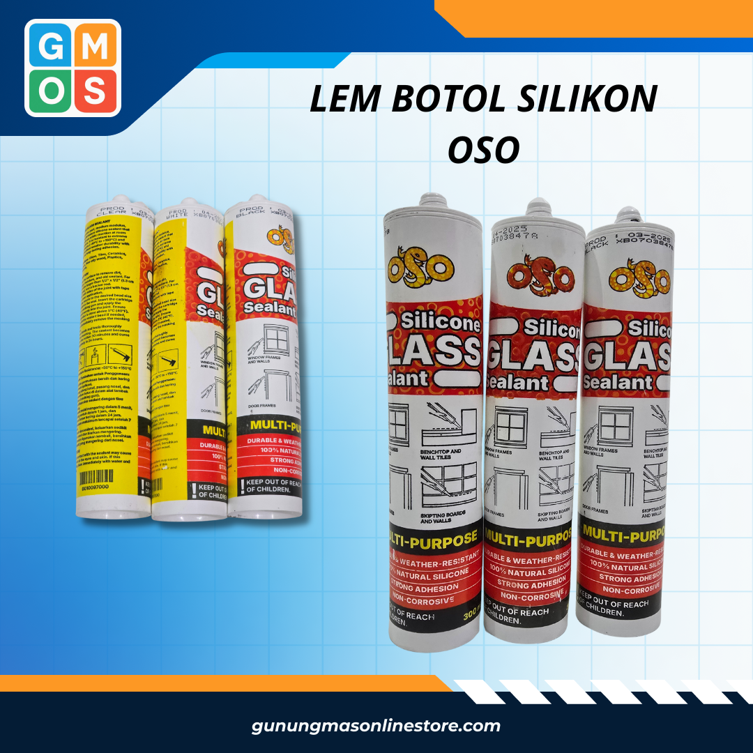 LEM BOTOL SILIKON OSO