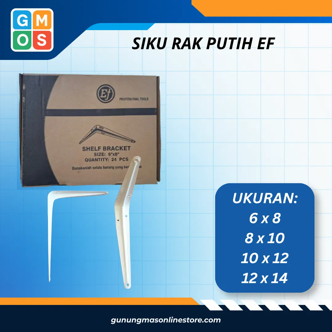SIKU RAK PUTIH EF