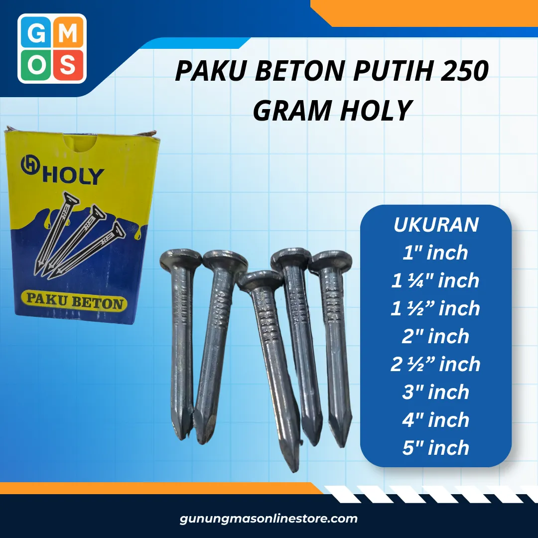 PAKU BETON PUTIH 250 GRAM HOLY