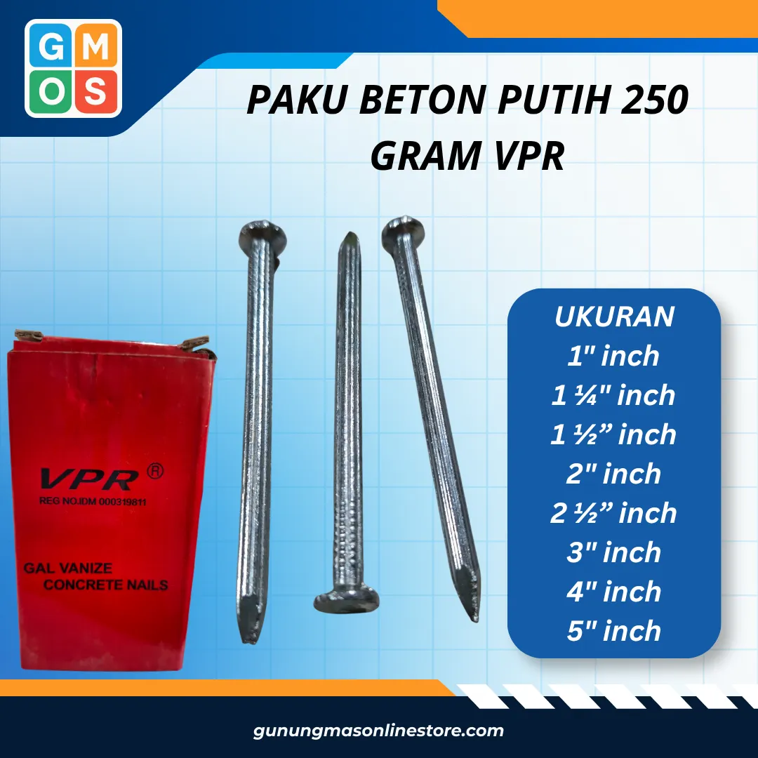 PAKU BETON PUTIH 250 GRAM VPR