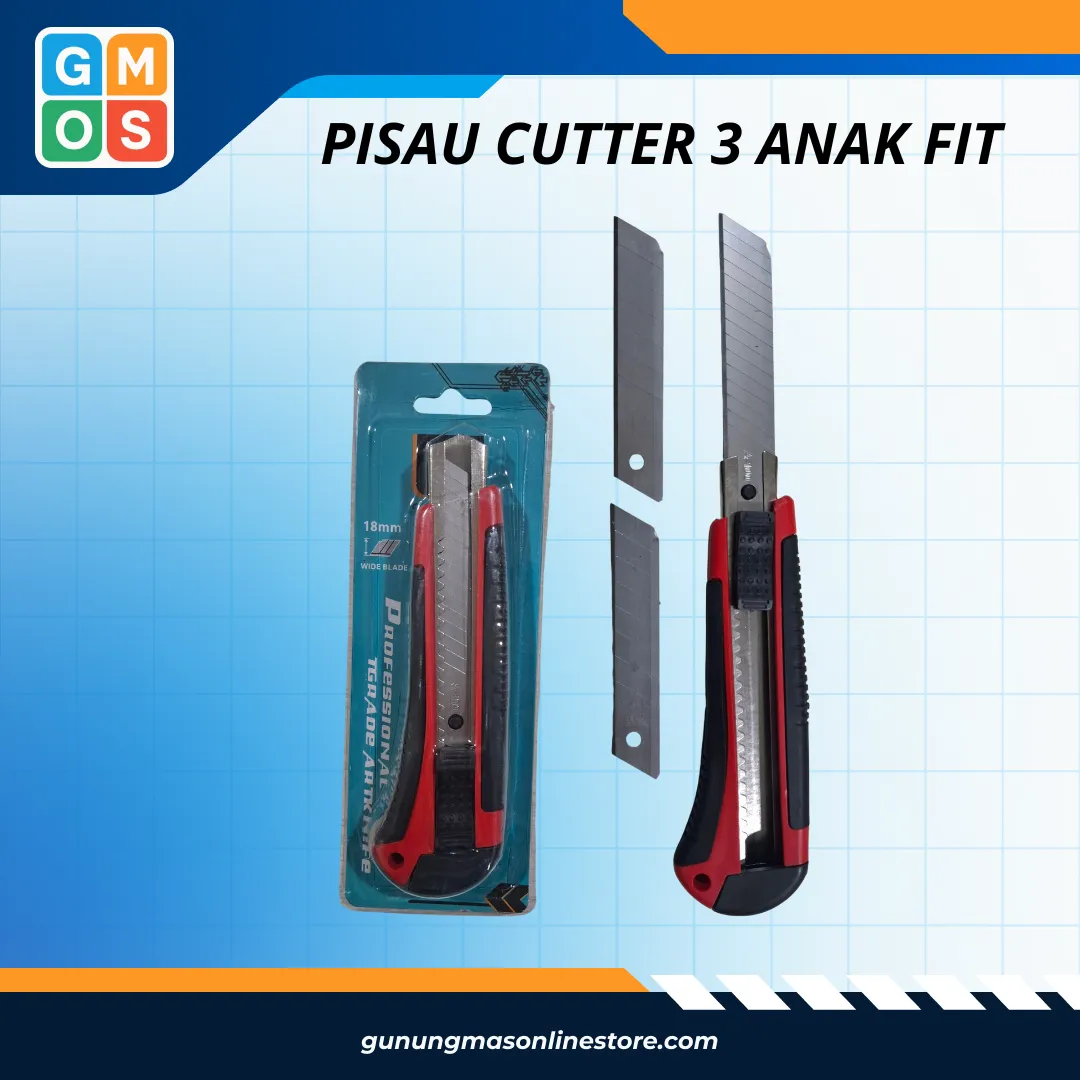 PISAU CUTTER 3 ANAK FIT