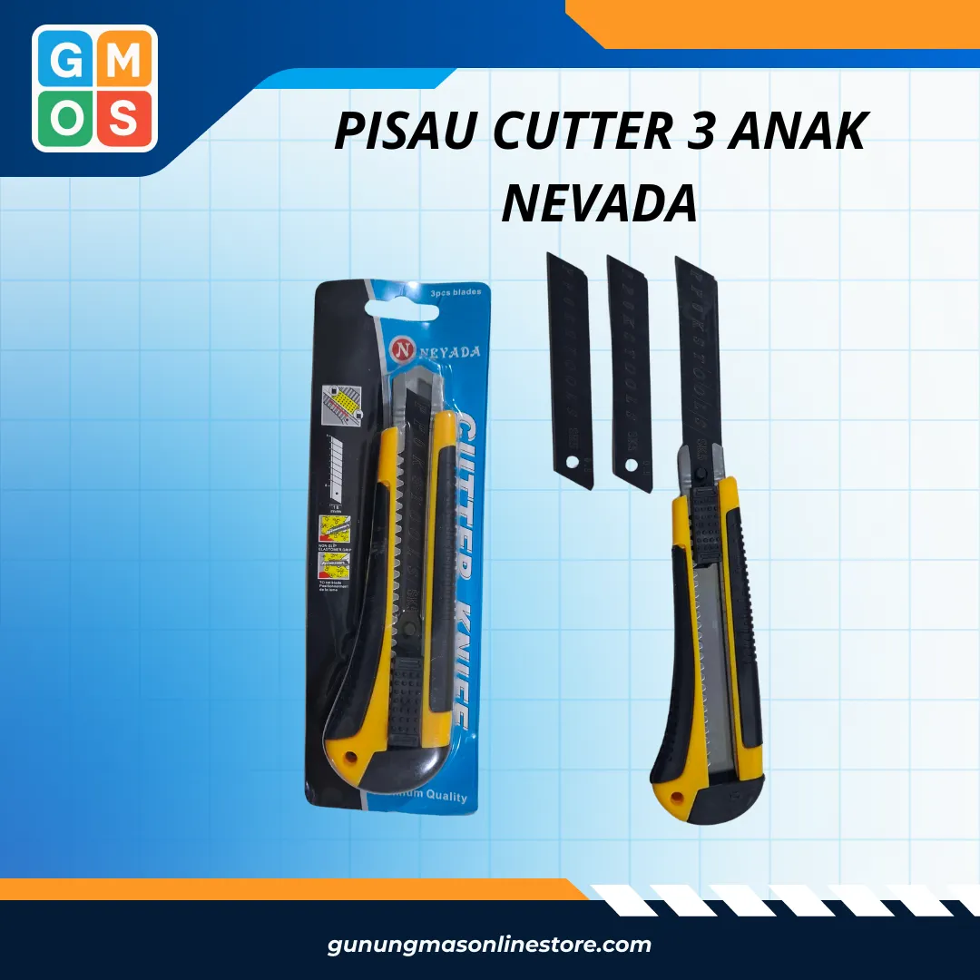 PISAU CUTTER 3 ANAK NEVADA