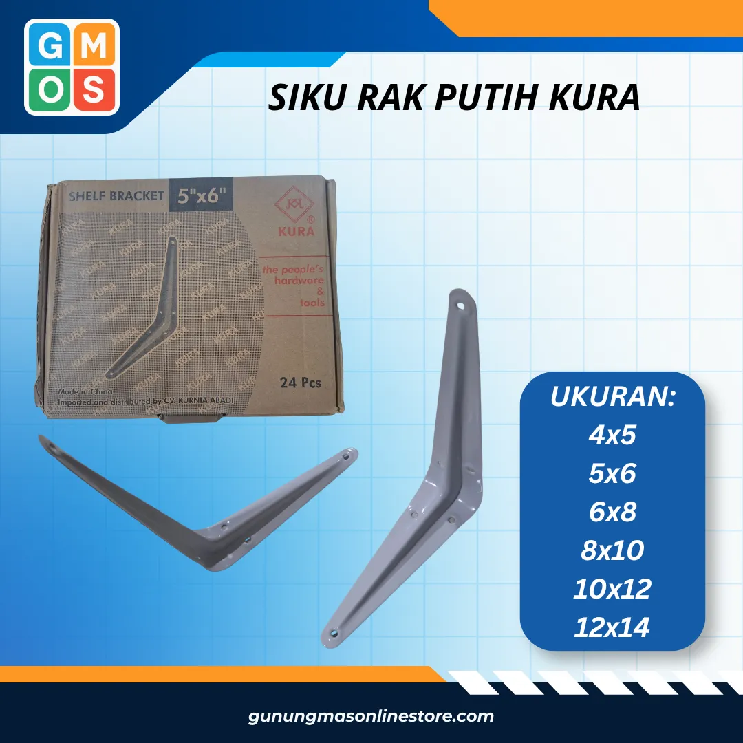 SIKU RAK PUTIH KURA