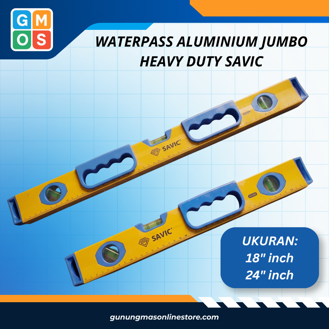 WATERPASS ALUMINIUM HEAVY DUTY SAVIC